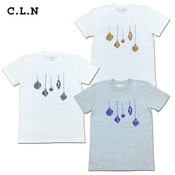 メール便 CLN プリントTシャツ ORNAMENTS ショートスリーブ TEE カットソー Mad...
