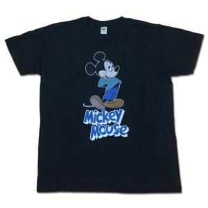 メール便可 Velva Sheen ベルバシーン MICKEY MOUSE COMIC MIC TEE ミッキーマウス Disney ディズニー Tシャツ BLACK ブラック MadeinUSA アメリカ製 162022｜flossy