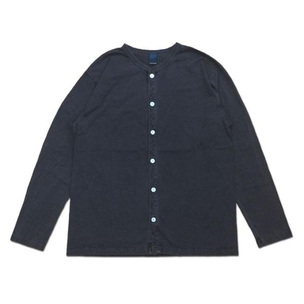 Good On グッドオン CREW TEE CARDIGAN P-BLACK クルーTカーディガン...