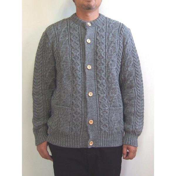 Kerry Woollen Mills ケリーウーレンミルズ Aran Cable Collarle...