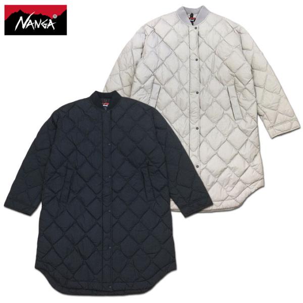 【WOMEN】NANGA ナンガ RIB COLLAR QUILTED DOWN COAT リブカラ...