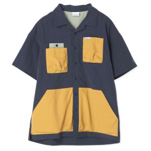 Columbia ヒューソンパークショートスリーブシャツ Hewson Park Short Sleeve Shirt コロンビア シャツ アウトドア キャンプ 撥水 OMNI-SHIELD PM1912｜flossy