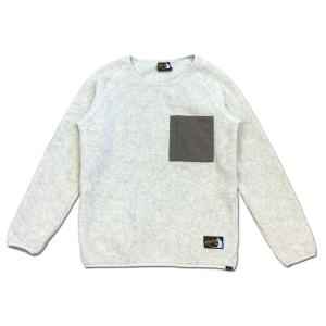 ROKX ロックス CLASSIC 200 FLEECE CREW フリースクルー OATMEAL プルオーバー フリース アウトドア クライミング POLARTEC ポーラテック RXMF224025｜flossy