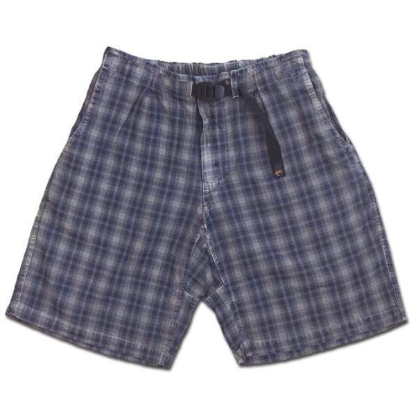 ROKX ロックス INDIGO CHECK SPORT SHORT ショーツ KHAKI チェック...