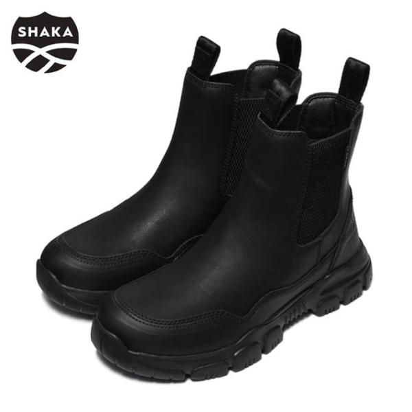 SHAKA シャカ TREK CHELSEA AT BLACK トレック チェルシー サイドゴアブー...