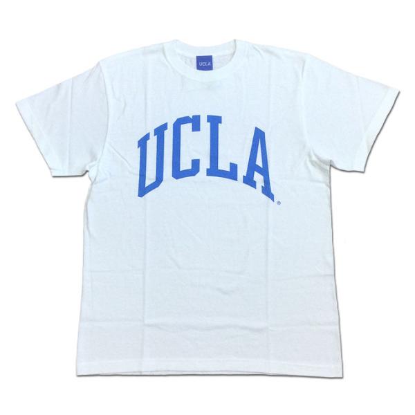 メール便可 UCLA TEE ホワイト ロゴ University of California, L...