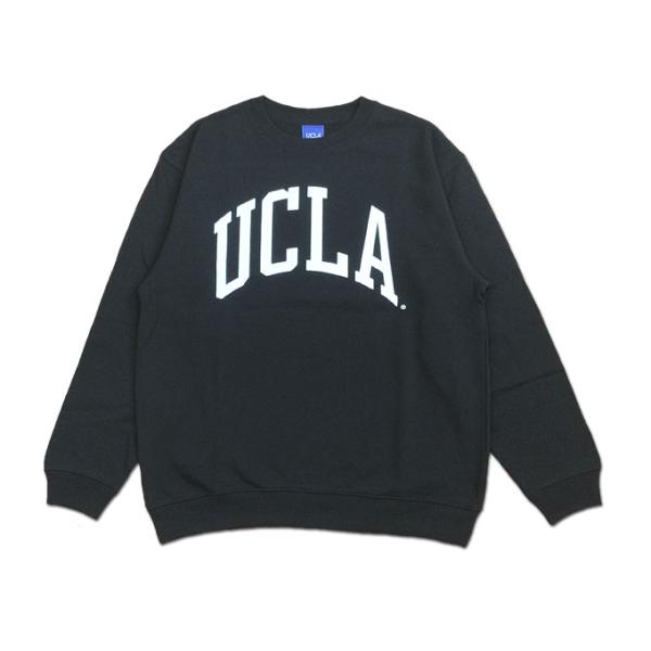 UCLA DOUBLE-SIDED PRINTING CREW SWEAT SumiBlack スウ...