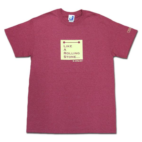 メール便可 utopia Tシャツ LIKE A ROLLING STONE TEE へザーカーディ...