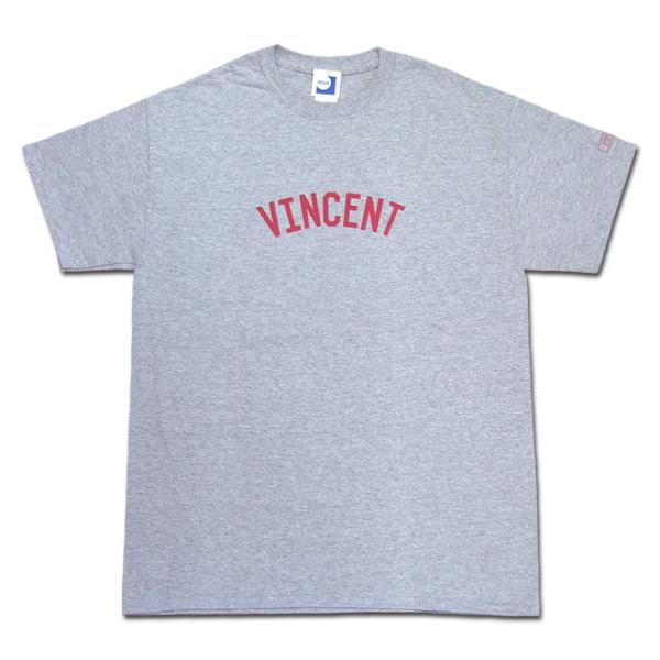 メール便可 utopia Tシャツ VINCENT TEE グレー カットソー クルー 半袖