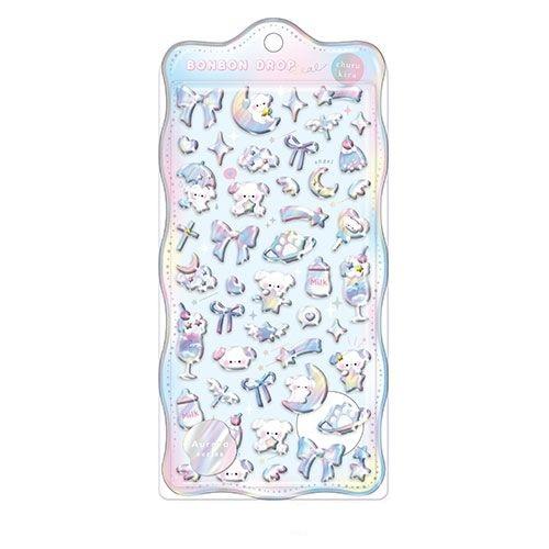 クーリア ボンボンドロップシール churukira わんわんボンボン 91260 ぷっくり 立体