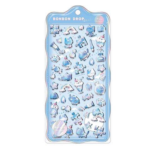 クーリア ボンボンドロップシール churukira そらねこボンボン 91261 ぷっくり 立体