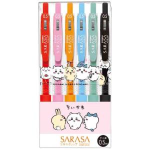 ちいかわ ボールペン 6色セット SARASA さらさ 水性 ハチワレ