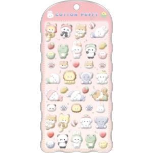 CRUX（クラックス） 【4種類セット】 コットンパフィーシール ぷっくり