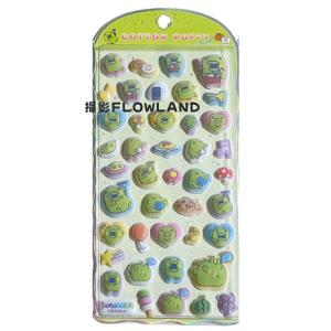クラックス たまごっち コットンパフィーシール くちぱっち ぷっくり フロッキー 手帳デコ｜シールと雑貨 Flow Land