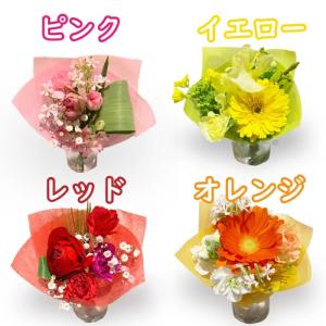 ミニブーケ 生花 送料無料 卒園 卒業 切り花...の詳細画像1