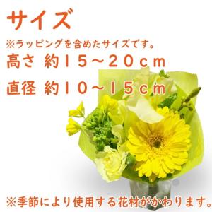 ミニブーケ 生花 送料無料 卒園 卒業 切り花...の詳細画像2