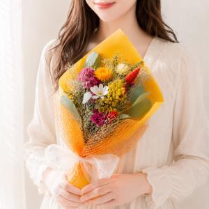 ドライフラワースワッグ50 イエロー系 黄色系...の詳細画像1