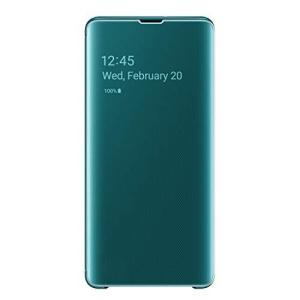 by Galaxy S10+Clear View Cover / グリーン  EF-ZG975CGEGJP