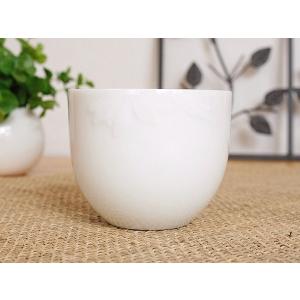 花模様の煎茶 アイボリー (和食器 伏せ焼き ...の詳細画像3
