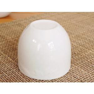 花模様の煎茶 アイボリー (和食器 伏せ焼き ...の詳細画像4