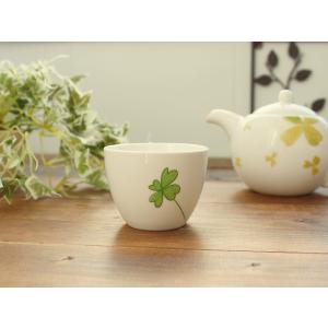 anan クローバー煎茶(和食器 白い食器 カ...の詳細画像3