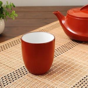 常滑焼 朱泥 寿司湯呑み (和食器 湯呑み 湯飲み 茶器 カップ お茶 寿司