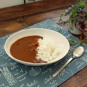 アイボリー/カレー皿 (洋食器 白い食器 ボウル カレー皿 パスタ皿 アウトレット 多治見美濃焼 日本製)｜flower-may