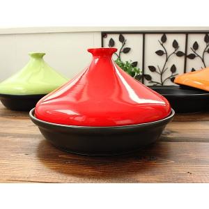 レッド タジン鍋 (和食器 タジン鍋 料理器具...の詳細画像3