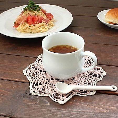 白磁３００ccマグカップ (洋食器 伏せ焼き マグカップ コーヒーカップ カップ ポーセリンアート ...