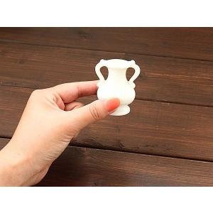 ミニミニ一輪立て・白 (花器 花瓶 フラワーベ...の詳細画像5