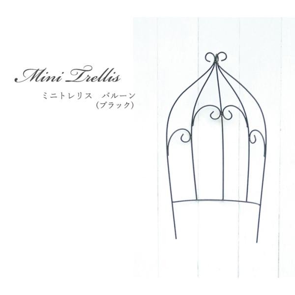 資 ミニトレリス バルーン TYMT17-DB 送料無料 アイアン トレリス ガーデニング エクステ...