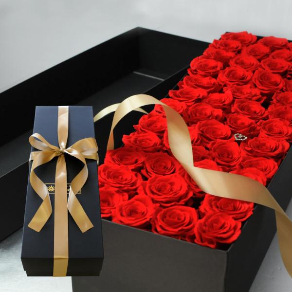 花  高級 赤いバラ プロポーズ 誕生日 プレゼント ギフト 結婚記念日 薔薇 プリザーブドフラワー...