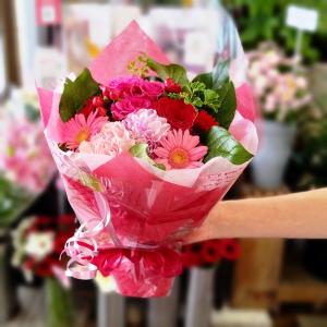 花束 赤 送料無料 赤いブーケ 誕生日 記念日...の詳細画像2