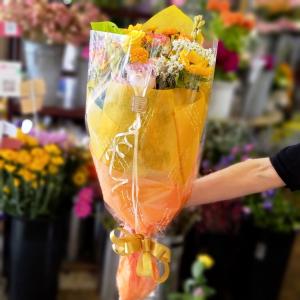 黄色い花束 花 花束 送料無料 誕生日プレゼン...の詳細画像1