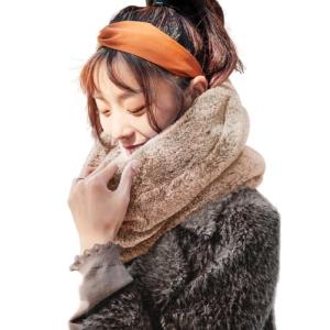 スーパーソフト スヌード 厚手 マフラー 男女兼用 超柔らかい