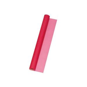 東京リボン ワイドビスクレープ #109 レッド×ローズピンク リバーシブル ラッピングペーパー 9...