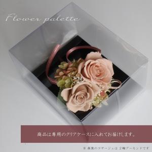 2輪コサージュ パンナコッタ / ベージュ ピ...の詳細画像4