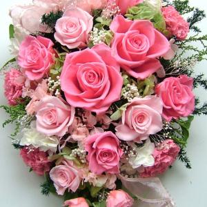 プリザーブドフラワー壁掛け【豪華!バラたっぷり...の詳細画像1