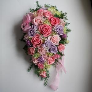プリザーブドフラワー壁掛け【豪華!バラたっぷり...の詳細画像3