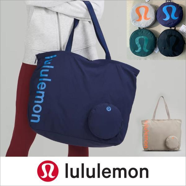 ルルレモン lululemon トートバッグ 旅行バッグ ナイロン 軽量 大容量 収納 Packab...