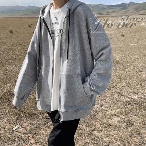 パーカー メンズ トップス ジップアップパーカー スウェット フーディー 長袖 無地 春 春服