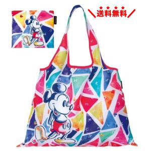 Disney ディズニー 折りたたみ エコバッグ 2wayタイプ トライアングルミッキー Dsndjq Tmk プチアーク 通販 Yahoo ショッピング