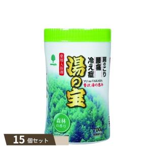 湯の宝 森林の香り 丸ボトル 700g ×15個セット 【kok】｜flppr