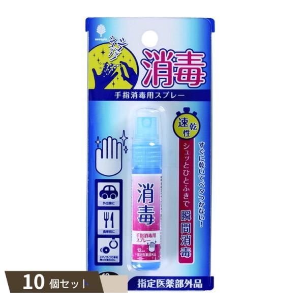 手指 消毒スプレー ×10個セット 【kok】