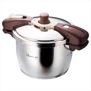 ワンダーシェフ 通販 激安 魔法のクイック料理 スリッタ 圧力鍋 5 5l