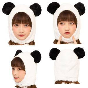 もふもふ かぶりもの ぱんだ パンダ 熊猫 帽...の詳細画像3