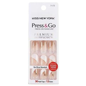 KISS NEWYORK キスニューヨーク Press ＆ Go プレスアンドーゴー ネイルチップ BHJ25J