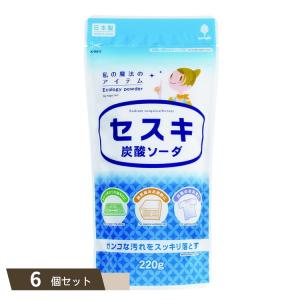 セスキ炭酸ソーダ 220g ×6個セット 【kok】｜flppr