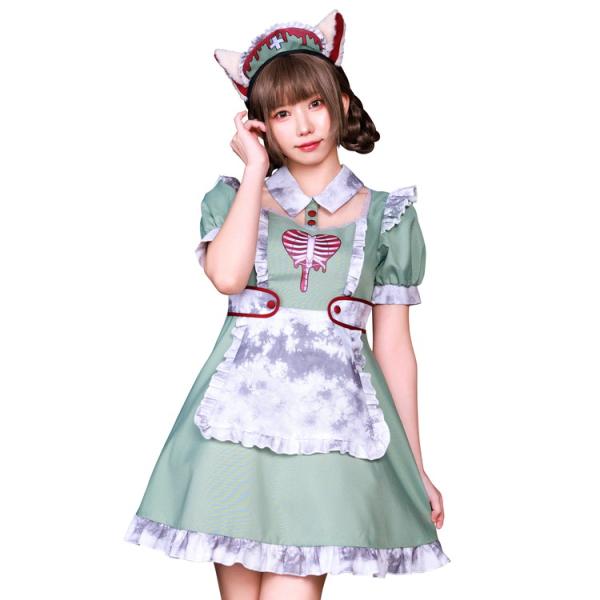 ネオゾンビ ドラッグ ナース キャット 猫 キャット ねこ レディース 女性 女 衣装 仮装 コスプ...