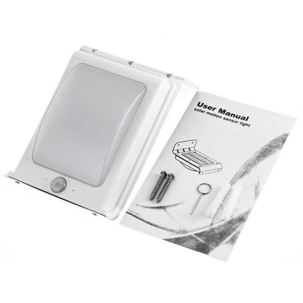 防水加工済み ソーラー モーションセンサー ライト